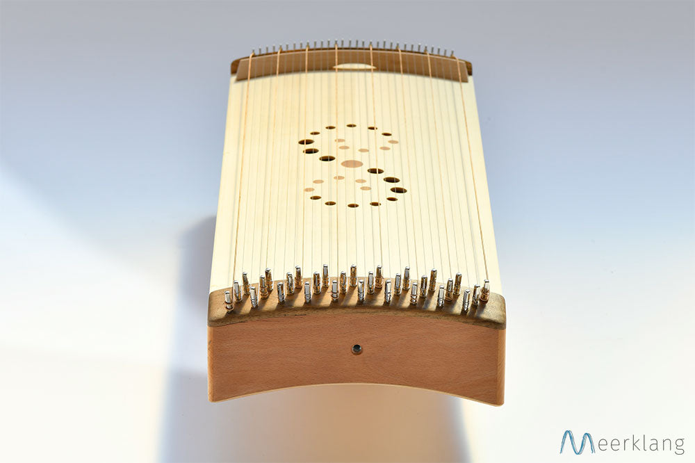 Therapiemonochord, Ansicht Wirbel - Manufaktur Meerklang